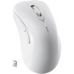 White Silent Dual Mode 2.4GHz Wireless Mouse