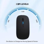 Wireless Bluetooth Mouse,Rechargeable LED Silent Slim Laptop Mouse - Image 8
