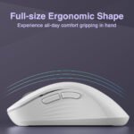 White Silent Dual Mode 2.4GHz Wireless Mouse - Image 5