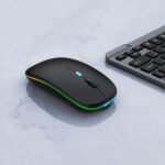 Wireless Bluetooth Mouse,Rechargeable LED Silent Slim Laptop Mouse - Image 2