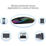 Wireless Bluetooth Mouse,Rechargeable LED Silent Slim Laptop Mouse - Image 3