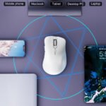White Silent Dual Mode 2.4GHz Wireless Mouse - Image 3