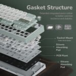 R65 Wired Mechanical Keyboard with Volume Knob - Image 3
